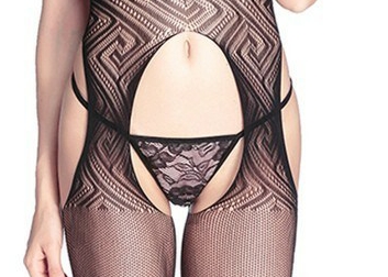 Suspender Bodystocking Feature